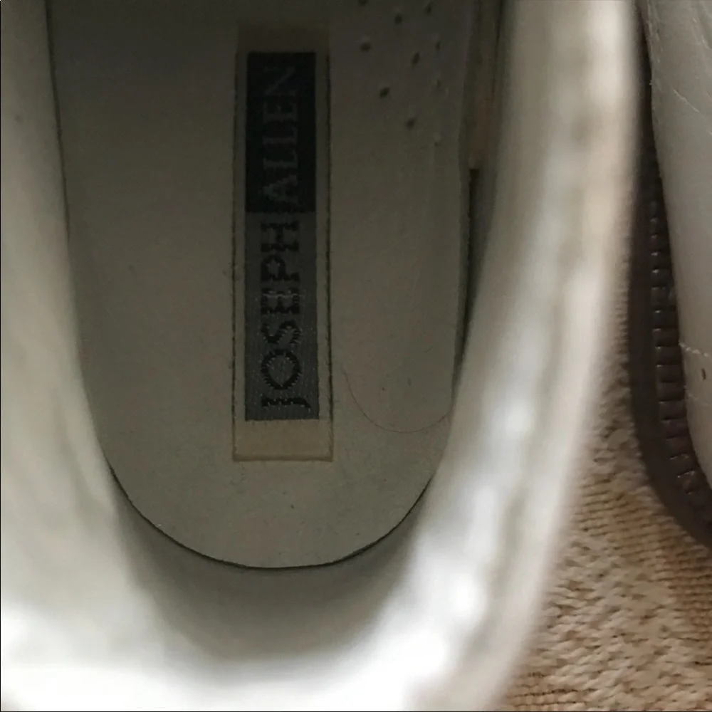 Joseph Allen kids white shoes.